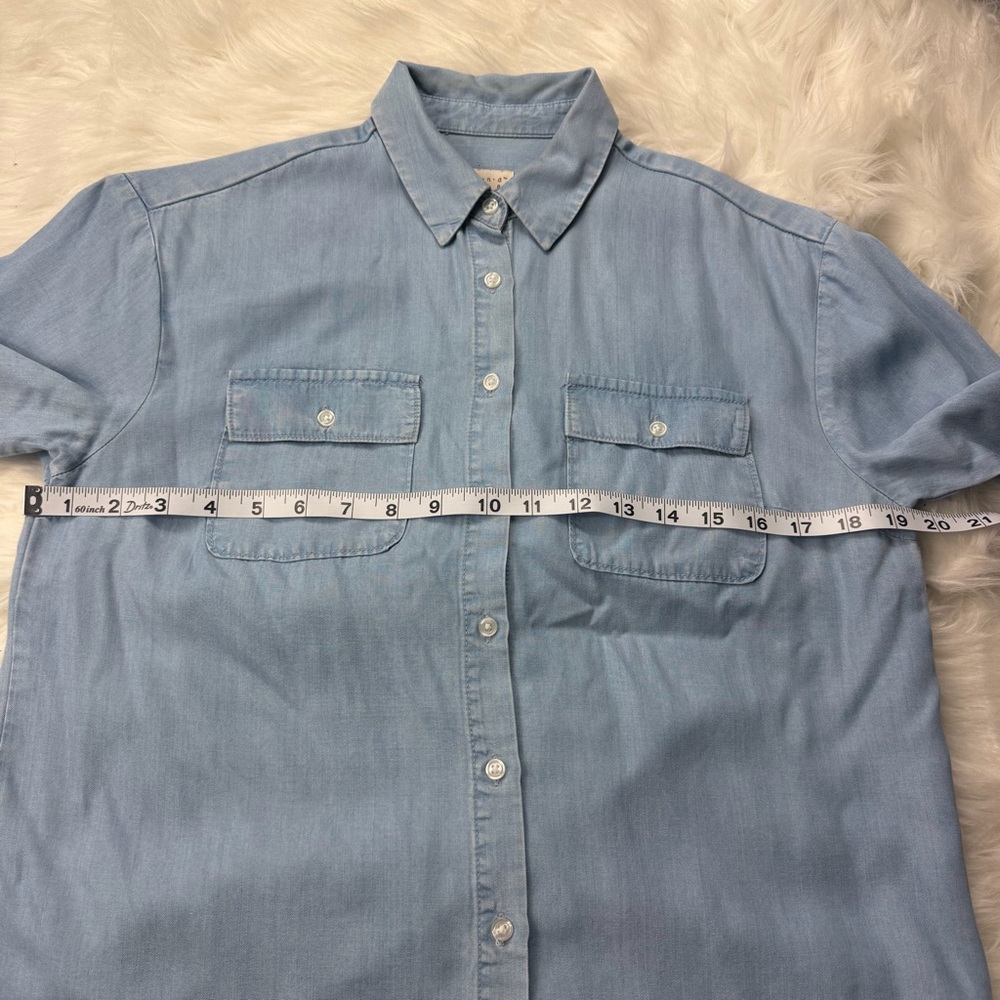 Light Blue Denim Shirt - Picture 3 of 6